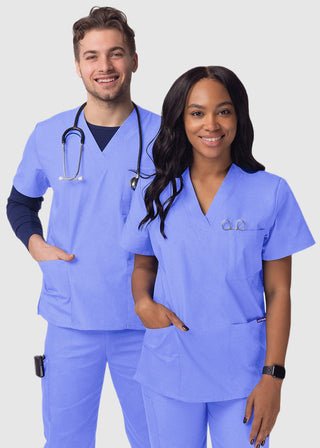 Adar Sivvan Unisex V-Neck Three Pocket Top