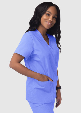 Adar Sivvan Unisex V-Neck Three Pocket Top