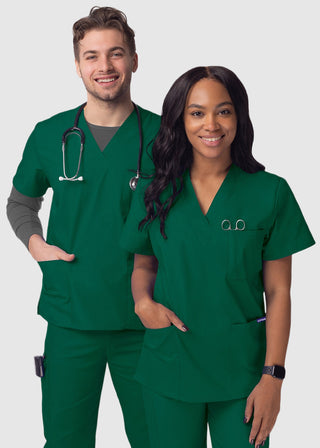 Adar Sivvan Unisex V-Neck Three Pocket Top