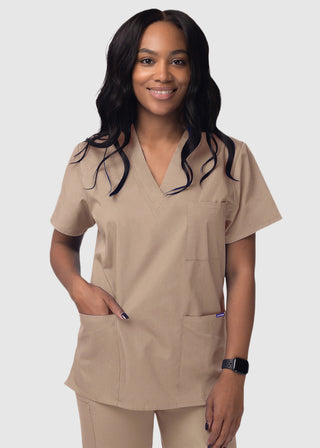 Adar Sivvan Unisex V-Neck Three Pocket Top