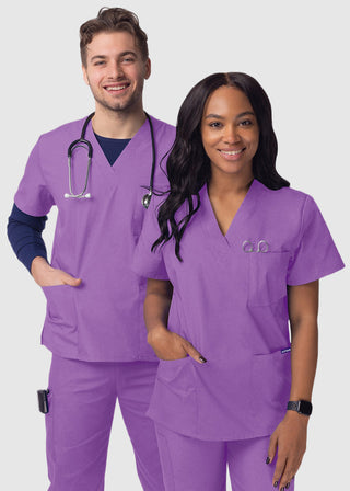 Adar Sivvan Unisex V-Neck Three Pocket Top