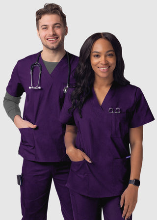 Adar Sivvan Unisex V-Neck Three Pocket Top