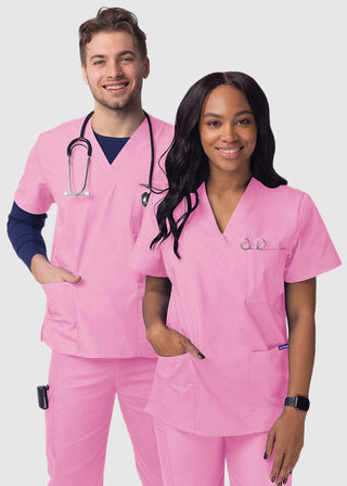 Adar Sivvan Unisex V-Neck Three Pocket Top