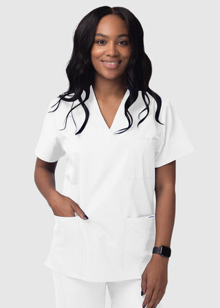 Adar Sivvan Unisex V-Neck Three Pocket Top