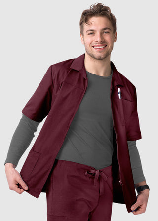 Adar Sivvan Men's Zippered Short Sleeve Jacket