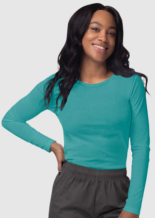 Adar Sivvan Women's Long Sleeve Comfort Underscrub Tee