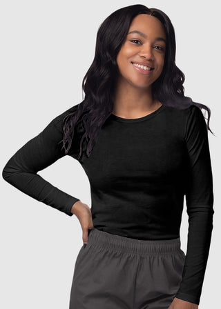Adar Sivvan Women's Long Sleeve Comfort Underscrub Tee