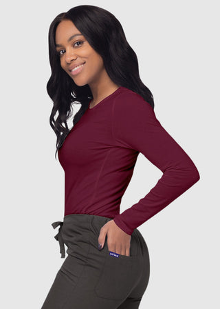 Adar Sivvan Women's Long Sleeve Comfort Underscrub Tee