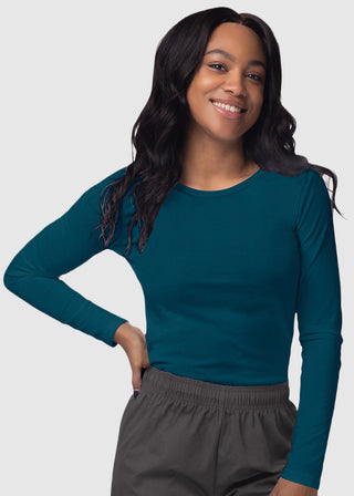 Adar Sivvan Women's Long Sleeve Comfort Underscrub Tee