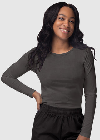 Adar Sivvan Women's Long Sleeve Comfort Underscrub Tee