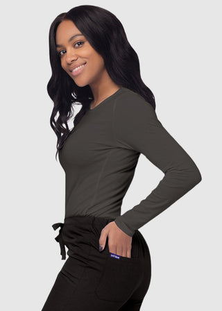 Adar Sivvan Women's Long Sleeve Comfort Underscrub Tee