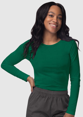 Adar Sivvan Women's Long Sleeve Comfort Underscrub Tee