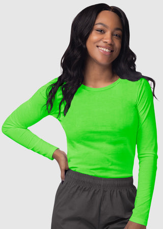 Adar Sivvan Women's Long Sleeve Comfort Underscrub Tee