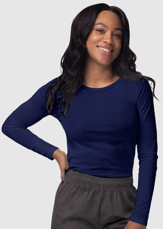 Adar Sivvan Women's Long Sleeve Comfort Underscrub Tee