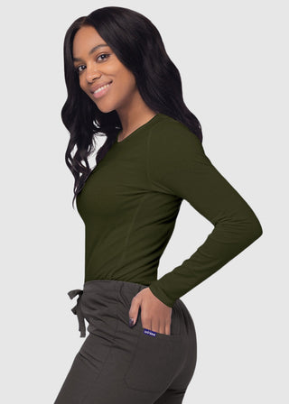Adar Sivvan Women's Long Sleeve Comfort Underscrub Tee
