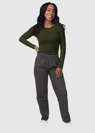 Adar Sivvan Women's Long Sleeve Comfort Underscrub Tee