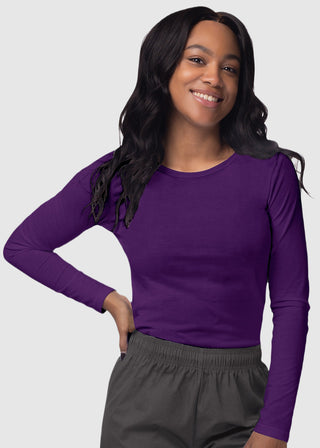 Adar Sivvan Women's Long Sleeve Comfort Underscrub Tee