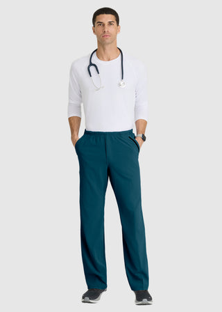 Barco One Men 7 Pockets Elastic Waist Tall Scrub Pant