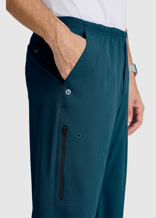 Barco One Men 7 Pockets Elastic Waist Tall Scrub Pant