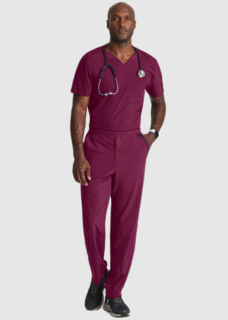 Barco One Men 7 Pockets Elastic Waist Cargo Scrub Pant