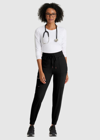 Barco One Women's Elastic Waistband Jogger Scrub Pants