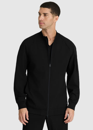 Barco One Men's Warm-Up Bomber Solid Scrub Jacket