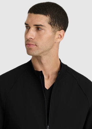 Barco One Men's Warm-Up Bomber Solid Scrub Jacket