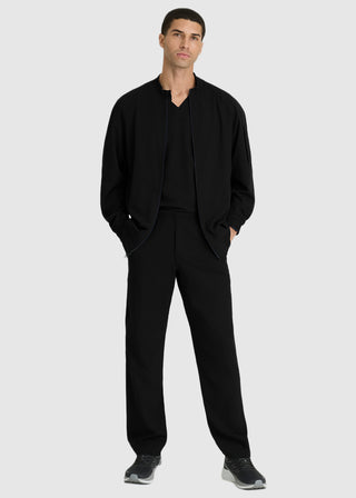 Barco One Men's Warm-Up Bomber Solid Scrub Jacket