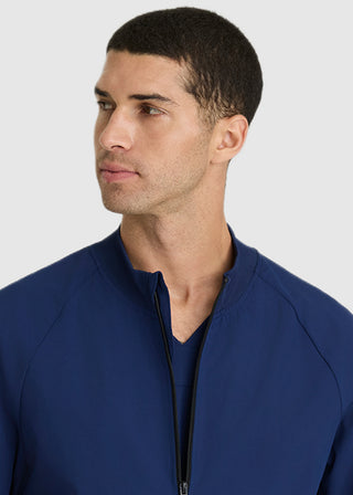 Barco One Men's Warm-Up Bomber Solid Scrub Jacket