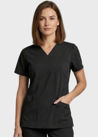 HeedFit 3- Pockets Women's V-Neck Nursing Scrub Top