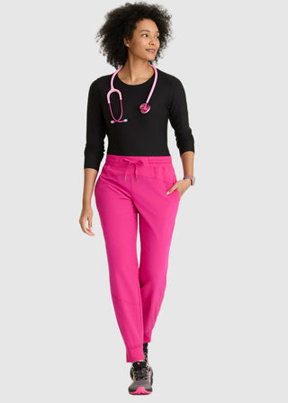 Barco One Women's Three Pocket Elastic waist Cargo Jogger Pant