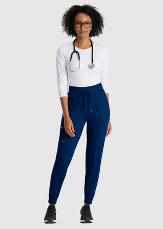 Barco One Women's Elastic Waistband Jogger Scrub Pants