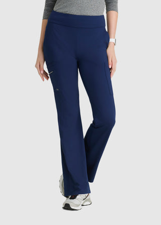 Barco One Women's High Rise Fit And Flare Scrub Pants