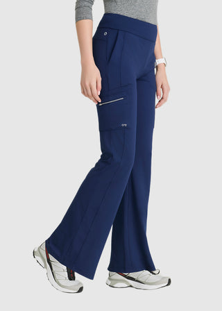 Barco One Women's High Rise Fit And Flare Scrub Tall Pants