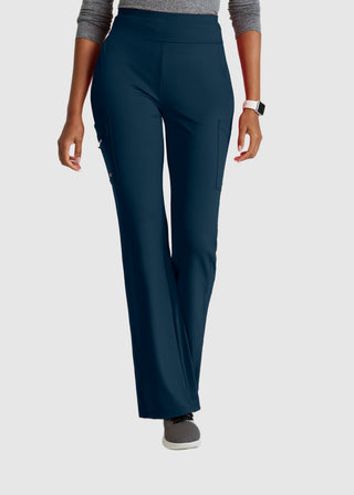 Barco One Women's High Rise Fit And Flare Scrub Tall Pants