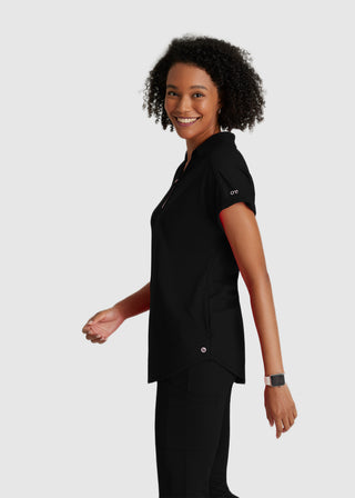 Barco One Women's Zip-Neck Dolman Top