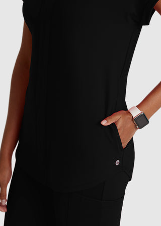 Barco One Women's Zip-Neck Dolman Top