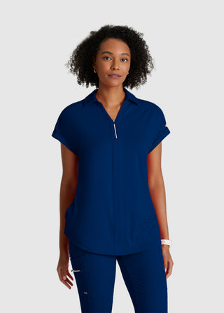 Barco One Women's Zip-Neck Dolman Top