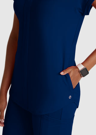 Barco One Women's Zip-Neck Dolman Top