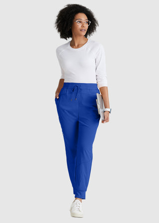 Barco One Women's Three Pocket Elastic waist Cargo Jogger Pant