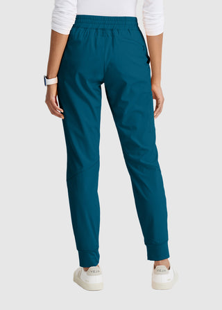 Barco One Women's Three Pocket Elasticwaist Cargo Jogger Petite Pant