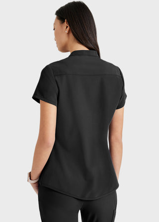 Barco Unify Women's Henley Tuck-In Scrub Top