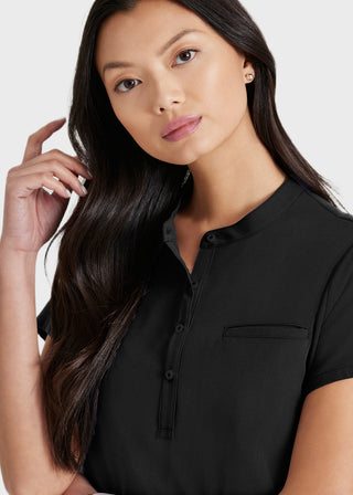 Barco Unify Women's Henley Tuck-In Scrub Top