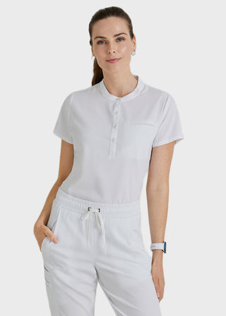 Barco Unify Women's Henley Tuck-In Scrub Top