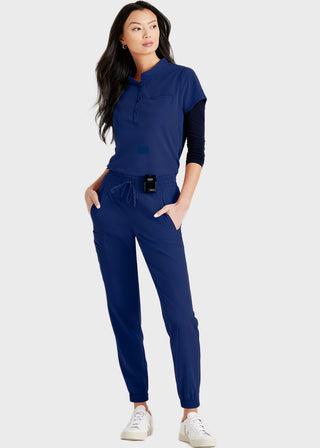 Barco Unify Women's Henley Tuck-In Scrub Top