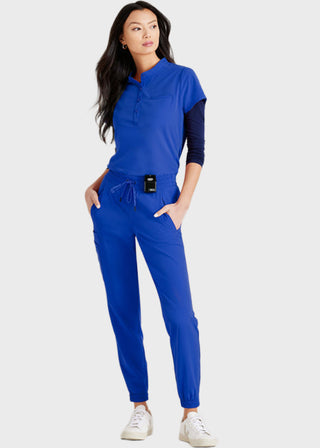 Barco Unify Women's Henley Tuck-In Scrub Top