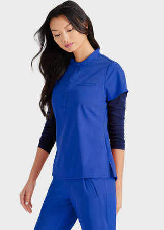 Barco Unify Women's Henley Tuck-In Scrub Top