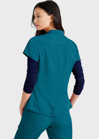Barco Unify Women's Henley Tuck-In Scrub Top