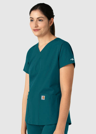 Carhartt Women's V-Neck 5 Pocket Scrub Top