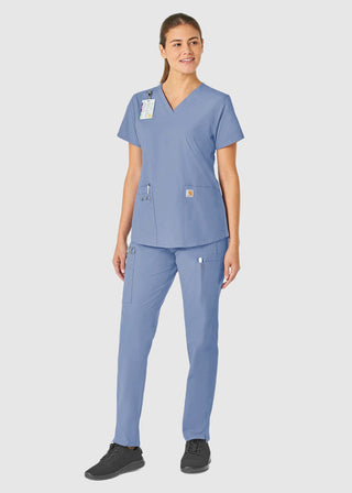 Carhartt Women's V-Neck 5 Pocket Scrub Top